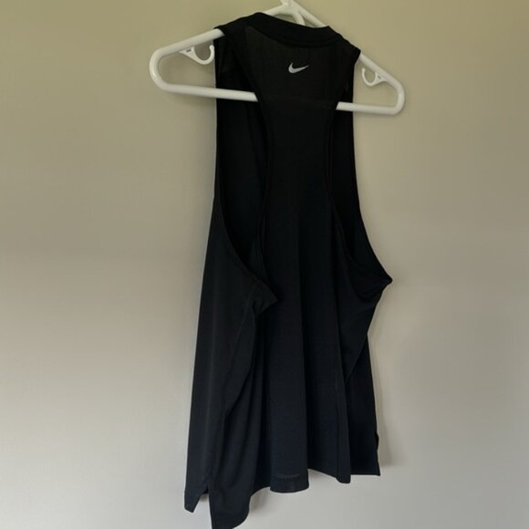 Nike Women Black Mesh Raceback Sportwear Tank Top Size Large - Picture 9 of 15